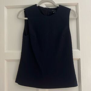 Theory navy petite work shell